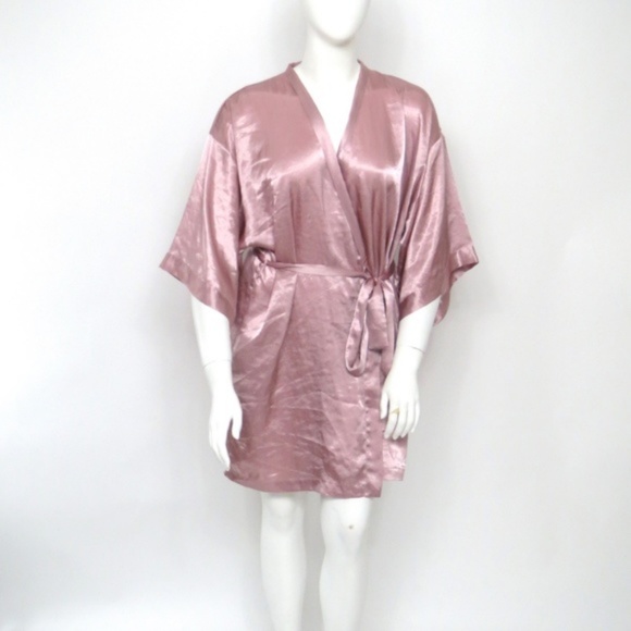 HS LINGERIE CLASSIC SATIN PINK ROBE MEDIUM Barbie 🌸 - Picture 1 of 7